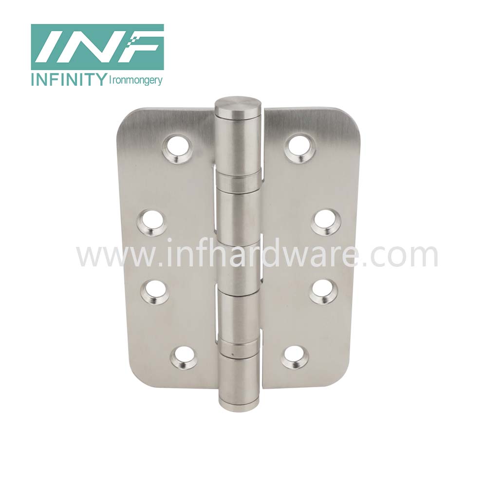 Bisagras de puerta modificadas para requisitos particulares del acero inoxidable del hierro de 4 pulgadas para la puerta de madera del dormitorio