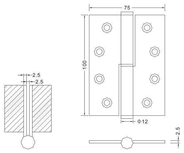 bisagras de puerta de madera