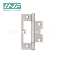 Fabricante de hardware de bisagras de puerta de madera de acero inoxidable con bisagra oscilante satinada de alta calidad 100 × 35 × 2 