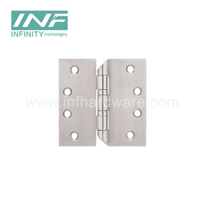 Bisagras de puerta de madera con bisagra plana al por mayor de fábrica 100 × 100 × 2,5 Bisagras de metal plegables para acero inoxidable