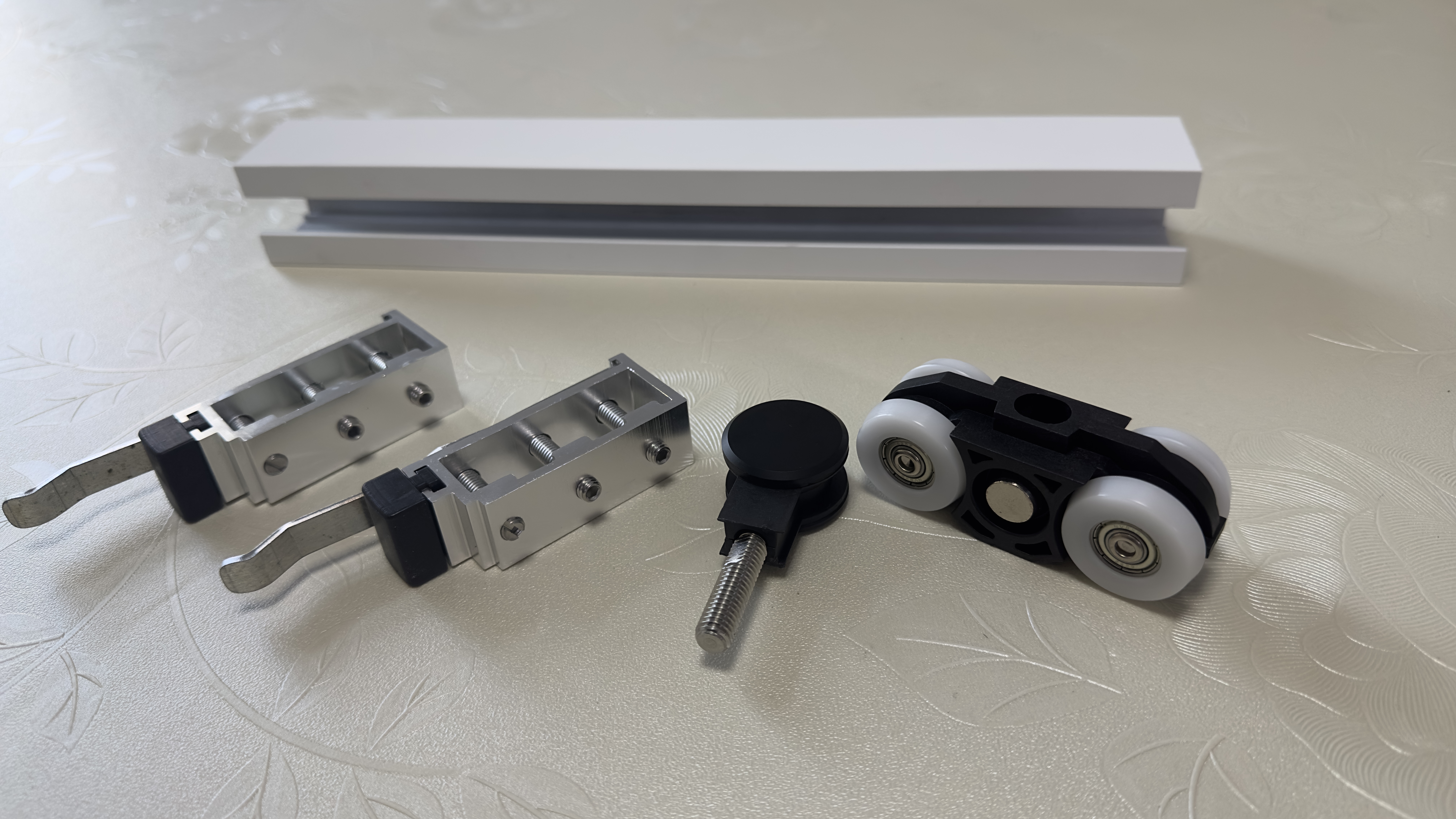 manejar la palanca de la puerta