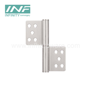 Bisagras de puerta de madera con bisagra de bandera de acero inoxidable satinado de calidad 5 × 4 × 3